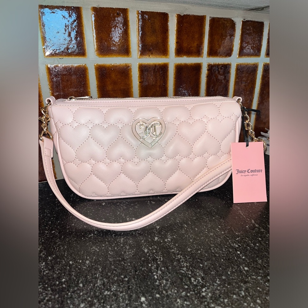 NWT Juicy Couture Powder Pink Shoulder Bag